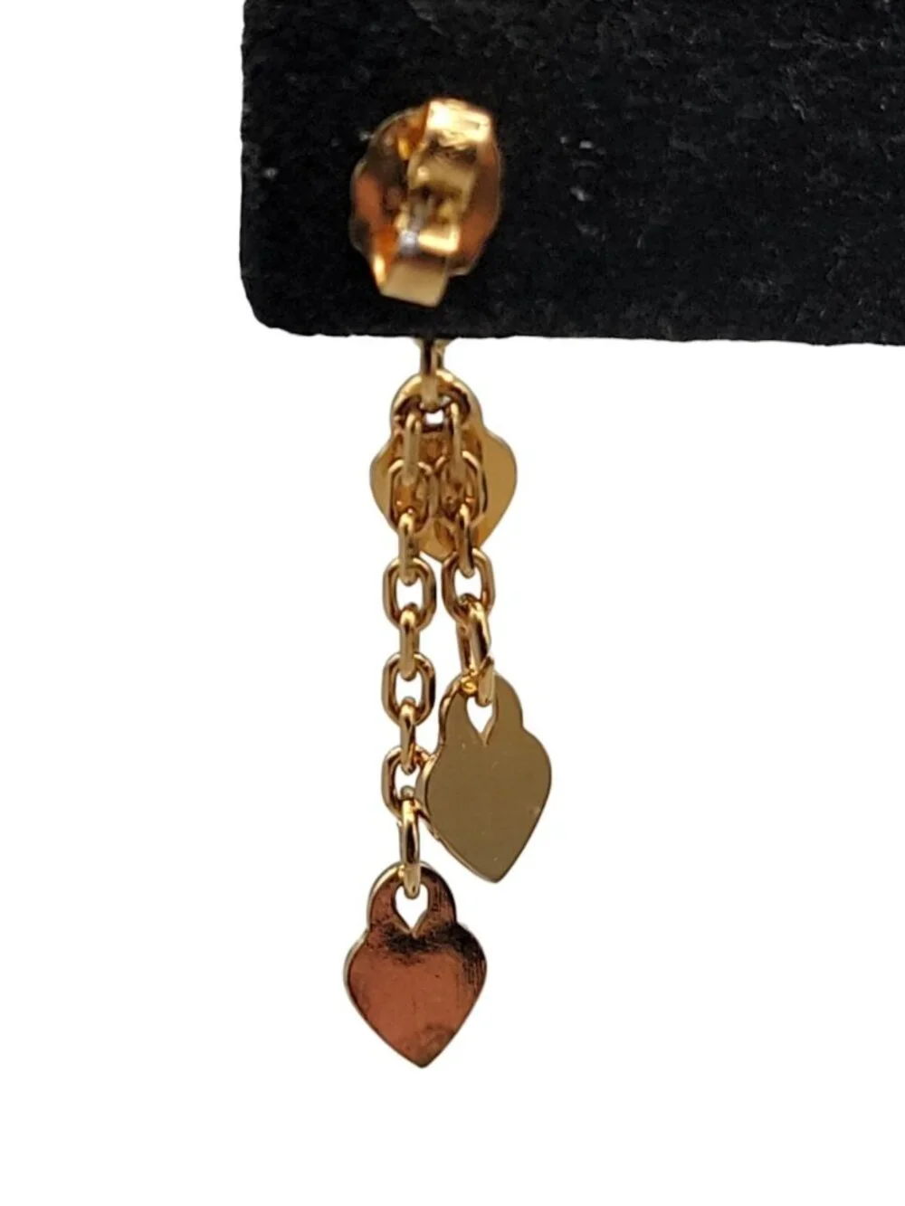 Avon Red Floral Heart Enamel Jewelry Set Wheelbarrow Pin & Dangle Post Earrings